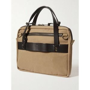 Filson briefcase rugged twill compact - tan